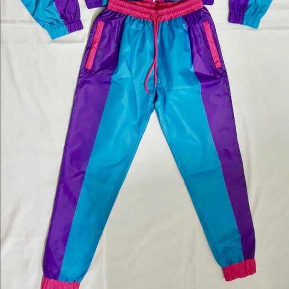 Cotton Candy Windbreaker Pants ONLY - Picture 2 of 2